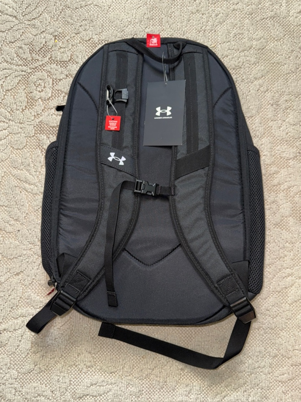 Under Armour Black Men's Backpack with White Logo - Picture 7 of 10